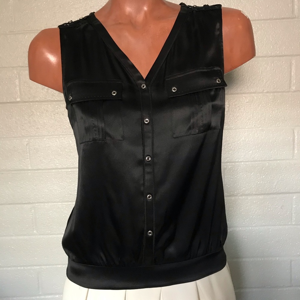 White House Black Market Silky Sleeves Blouse 6